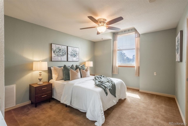 37677 Sable Ridge Rd, Elizabeth, CO 80107 - carpeted bedroom with baseboards and a ceiling fan