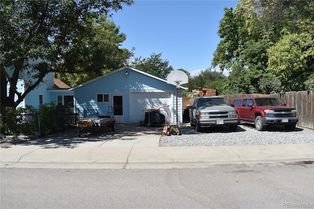 view of front of home