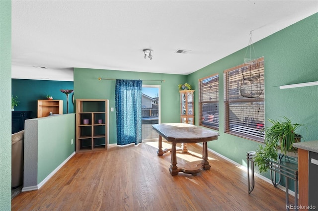 dining room featuring hardwood / wood-style floors