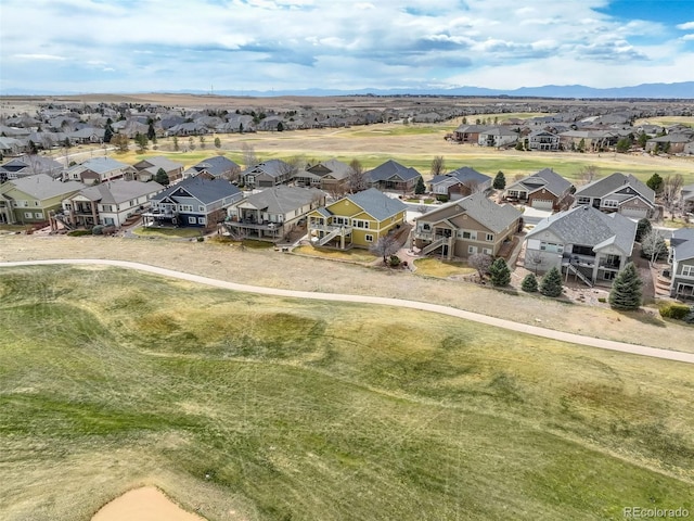 15004 Verbena St, Thornton, CO 80602 - aerial view featuring a residential view and a mountain view