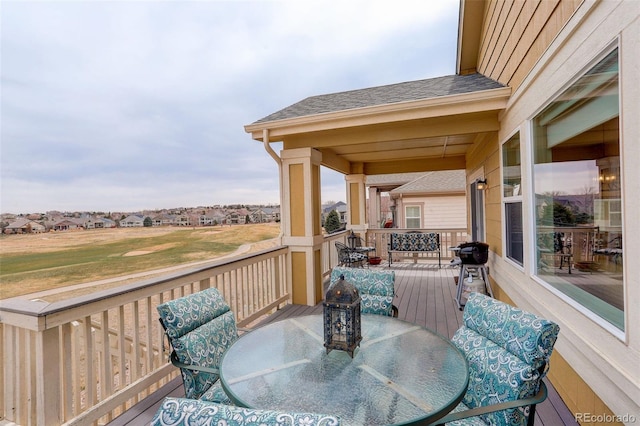 15004 Verbena St, Thornton, CO 80602 - deck featuring outdoor dining space