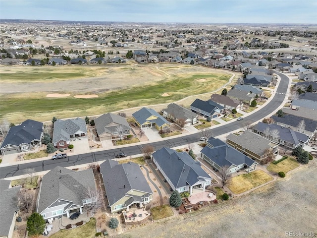 15004 Verbena St, Thornton, CO 80602 - birds eye view of property with a residential view and view of golf course