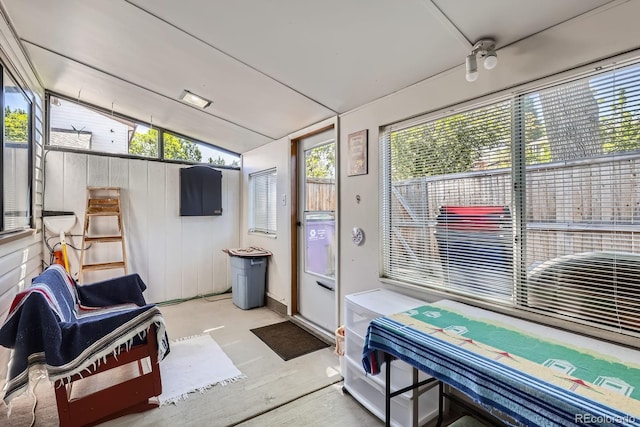 6330 E Wesley Ave, Denver, CO 80222 - sunroom featuring lofted ceiling and healthy amount of natural light