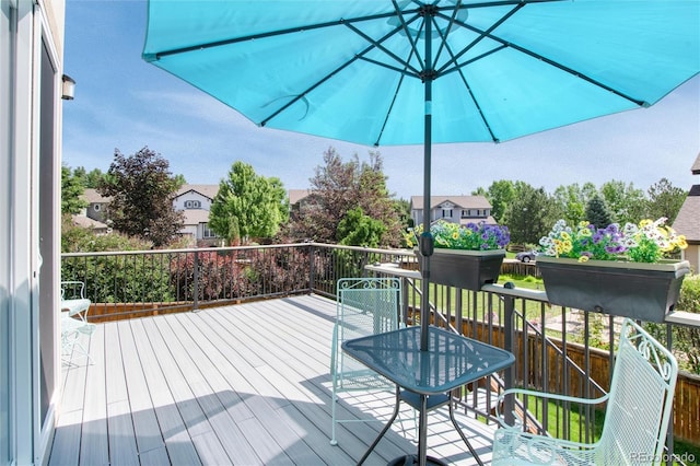 9610 S Dover Way, Littleton, CO 80127 - view of deck
