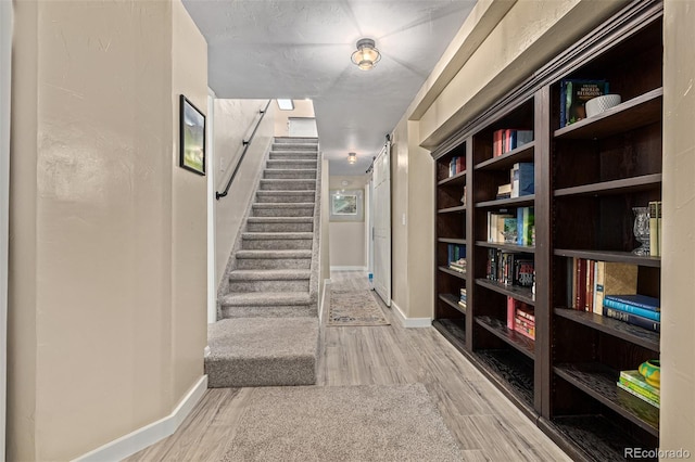 interior space featuring light hardwood / wood-style flooring