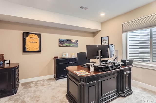 2165 Summerlin Ln, Longmont, CO 80503 - office space with light colored carpet, baseboards, and recessed lighting