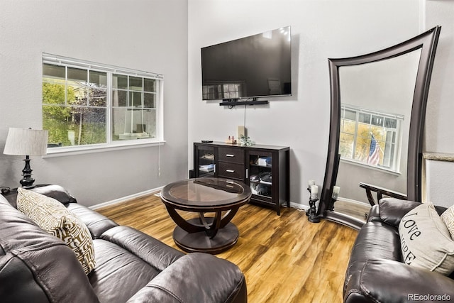 10076 Helena St, Commerce City, CO 80022 - living room with wood finished floors and baseboards