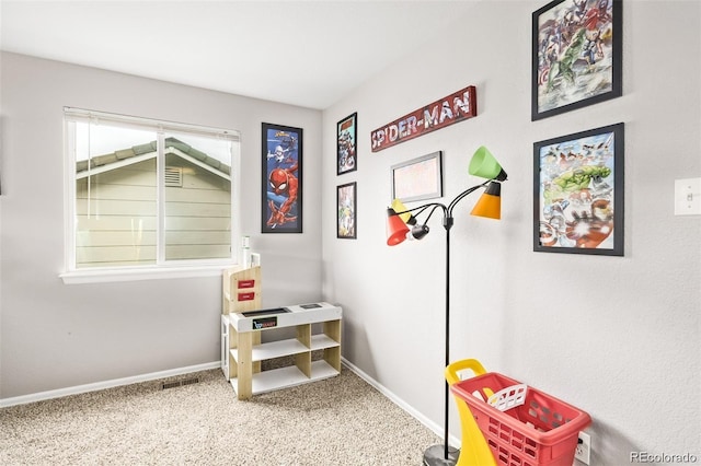 10076 Helena St, Commerce City, CO 80022 - rec room with baseboards and carpet flooring
