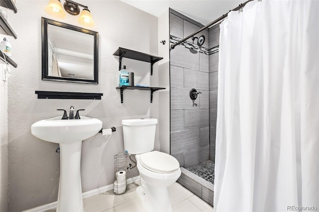 10076 Helena St, Commerce City, CO 80022 - full bath featuring tile patterned flooring and a tile shower