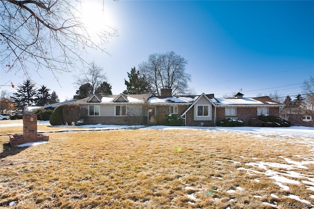 view of ranch-style house