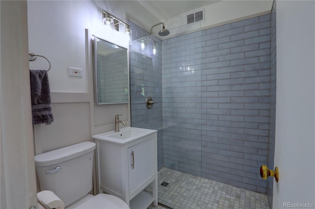 2100 N Franklin St Unit 8, Denver, CO 80205 - full bath with toilet, a tile shower, and vanity