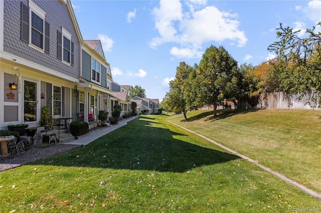 view of yard