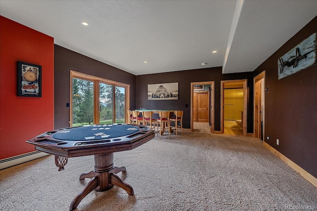 1456 Shavano Ct, Evergreen, CO 80439 - recreation room with carpet flooring and recessed lighting