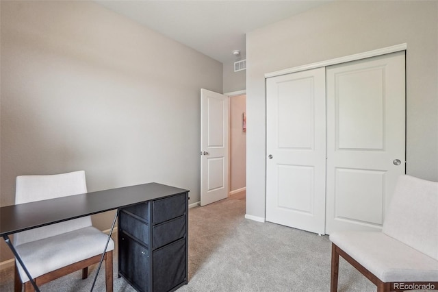 5928 N Odessa St, Aurora, CO 80019 - home office with carpet flooring and baseboards