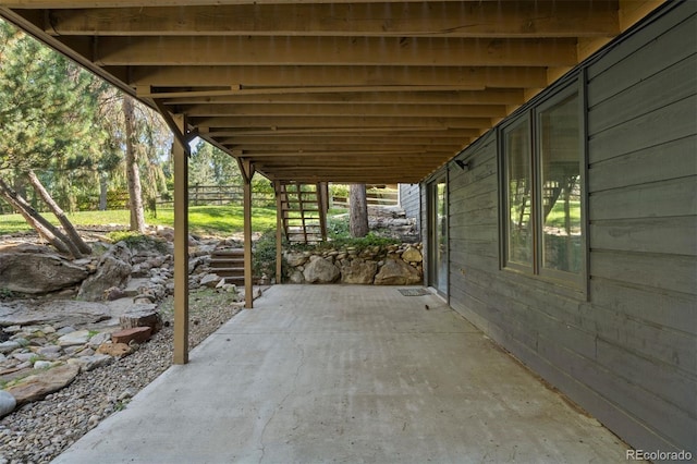 view of patio