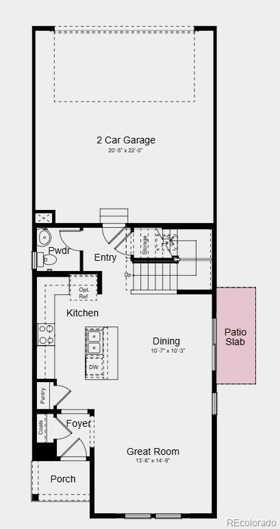 2094 Wagon Wheel Aly, Brighton, CO 80601 - view of home floor plan