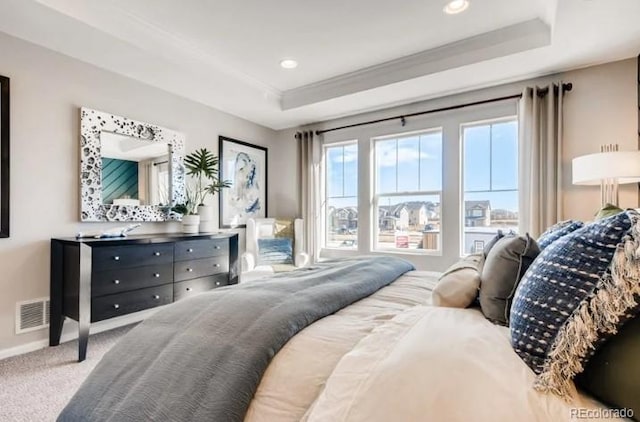 2094 Wagon Wheel Aly, Brighton, CO 80601 - carpeted bedroom with a tray ceiling and recessed lighting