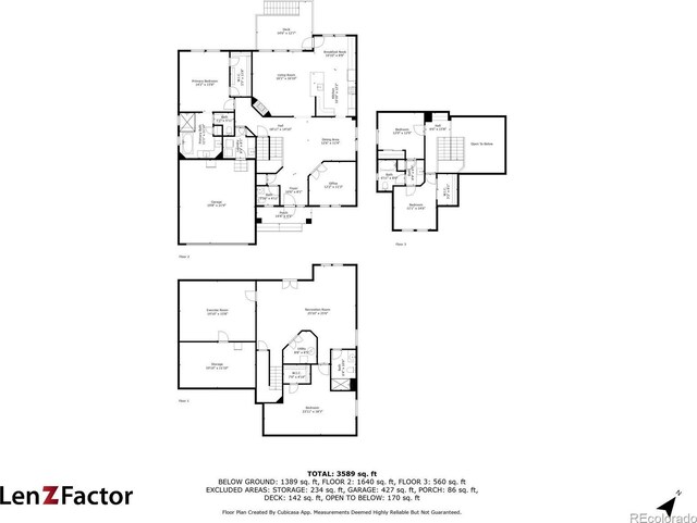 1053 Snow Lily Ct, Castle Pines, CO 80108 - room layout