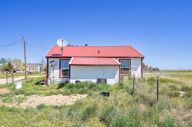 76000 E 168th Ave, Wiggins, CO 80654 - back of property with fence and metal roof