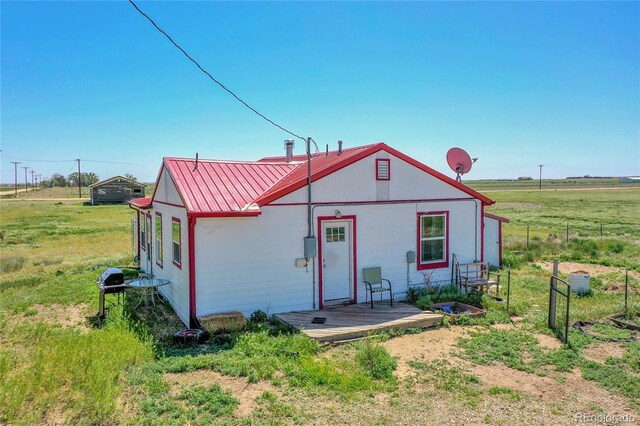 76000 E 168th Ave, Wiggins, CO 80654 - view of front of home featuring metal roof