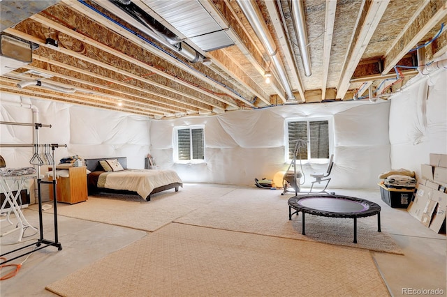 6717 Golden Briar Ln, Colorado Springs, CO 80927 - bedroom with concrete flooring