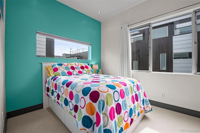 2539 Lawrence St, Denver, CO 80205 - carpeted bedroom featuring recessed lighting and baseboards