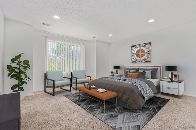 19466 E 59th Dr, Aurora, CO 80019 - carpeted bedroom featuring recessed lighting and a textured ceiling