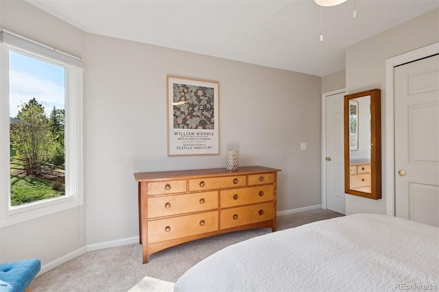 31402 N Bermuda Dunes Dr, Evergreen, CO 80439 - bedroom with carpet flooring and ceiling fan