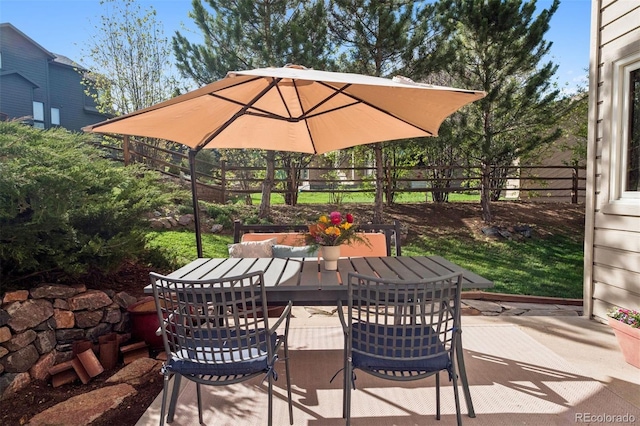 31402 N Bermuda Dunes Dr, Evergreen, CO 80439 - view of patio / terrace with outdoor dining area and a gazebo