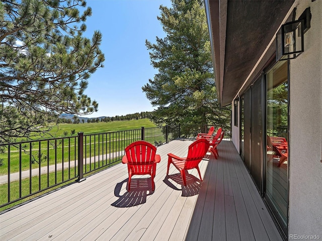 31756 Buffalo Park Rd, Evergreen, CO 80439 - view of deck