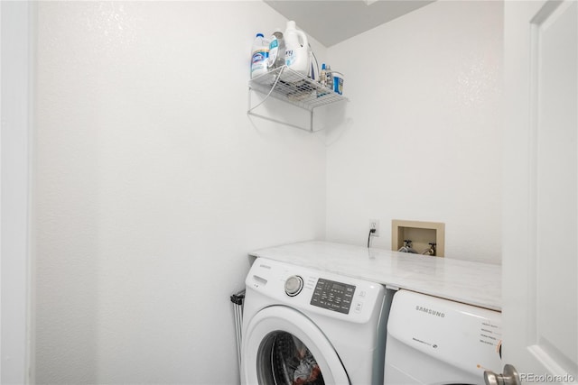 laundry room featuring washer / clothes dryer