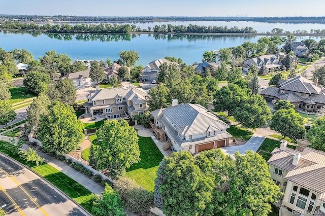 6790 W Crestline Ave, Littleton, CO 80123 - aerial view of residential area featuring a nearby body of water