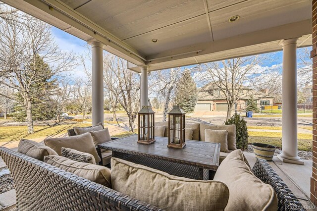 6790 W Crestline Ave, Littleton, CO 80123 - view of patio / terrace featuring an outdoor hangout area