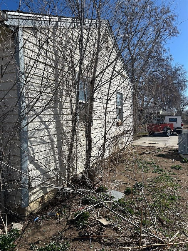 view of home's exterior