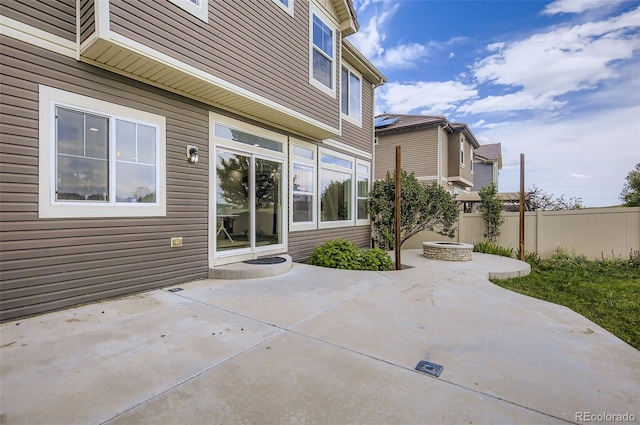 5010 Eaglewood Ln, Johnstown, CO 80534 - view of patio / terrace with an outdoor fire pit