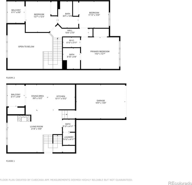 8944 Fox Dr Unit 6-103, Denver, CO 80260 - floor plan / room layout