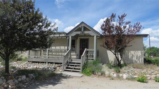 150 Palmer Ave, Poncha Springs, CO 81242 - view of front of house featuring stucco siding