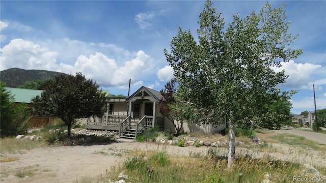150 Palmer Ave, Poncha Springs, CO 81242 - view of property hidden behind natural elements with covered porch