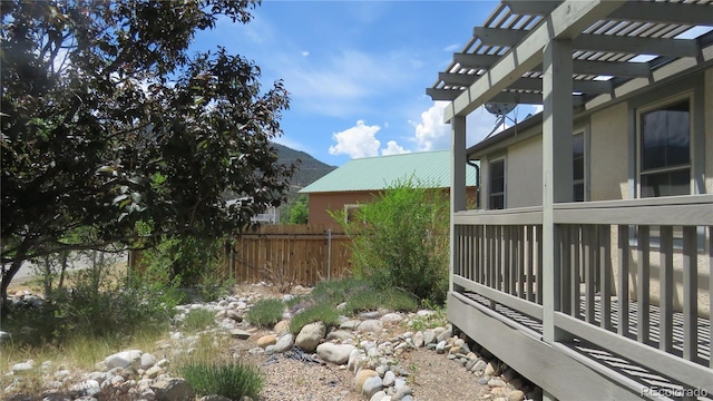 150 Palmer Ave, Poncha Springs, CO 81242 - view of yard featuring a pergola