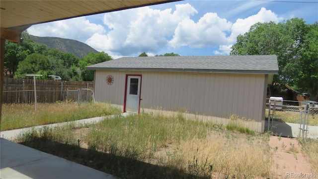 150 Palmer Ave, Poncha Springs, CO 81242 - view of outbuilding featuring a mountain view