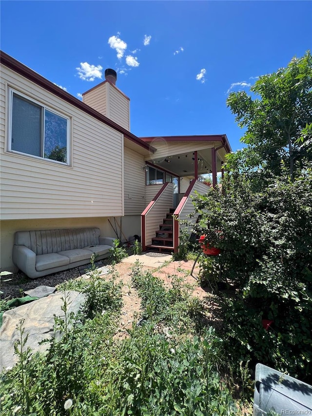 view of rear view of house