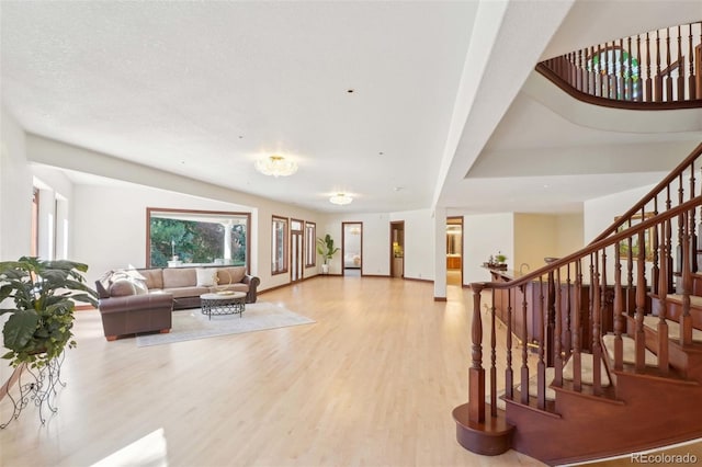 building lobby with stairs