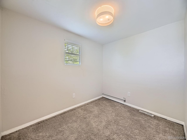 835 Knox Ct, Denver, CO 80204 - carpeted empty room featuring baseboards and visible vents