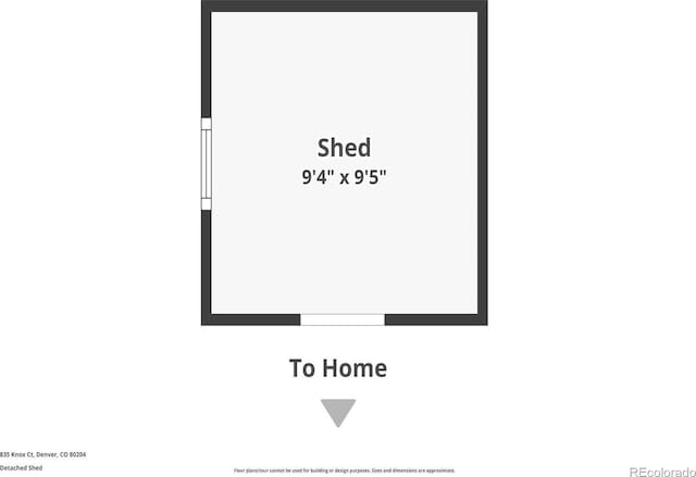 835 Knox Ct, Denver, CO 80204 - floor plan