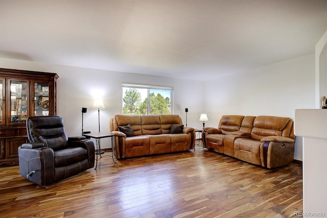 22739 E Prentice Pl, Aurora, CO 80015 - living area with hardwood / wood-style floors