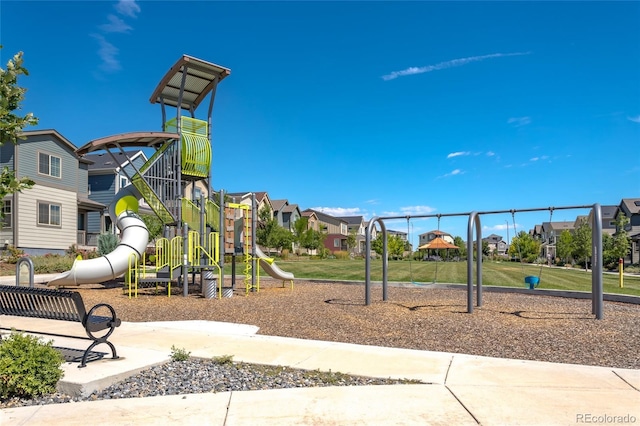 12743 Ulster St, Thornton, CO 80602 - community playground featuring a residential view