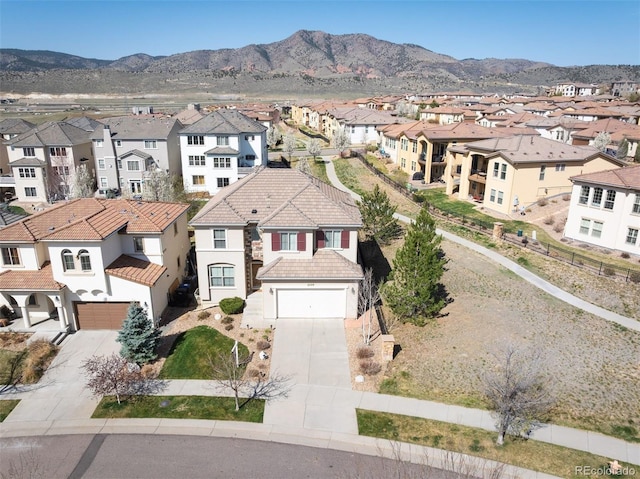2559 S Kendrick St, Lakewood, CO 80228 - drone / aerial view with a residential view and a mountain view