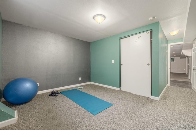 6273 S Prescott St, Littleton, CO 80120 - exercise room featuring carpet and baseboards