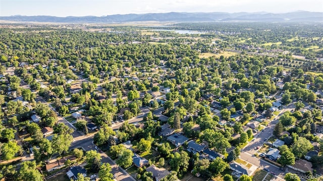6273 S Prescott St, Littleton, CO 80120 - aerial view of property's location featuring a mountainous background