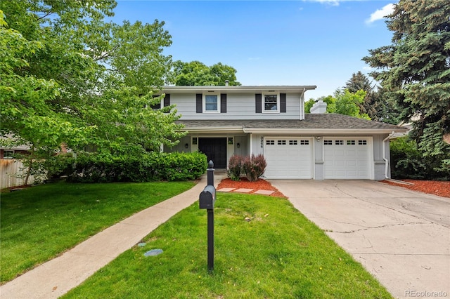 3966 S Magnolia Way, Denver, CO 80237 - traditional-style home featuring concrete driveway